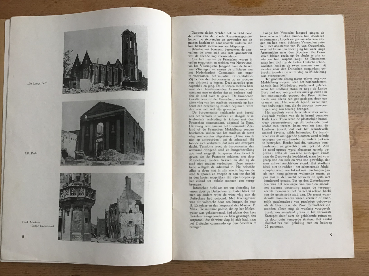 Middelburg in bewogen dagen 1940 - 1945 tweede Wereldoorlog