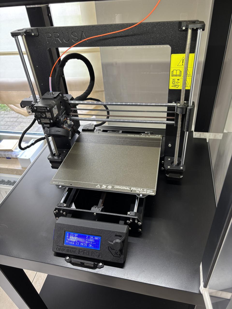 Originele Prusa i3 MK3S+ met Enclosure Tower – in uitstekende staat