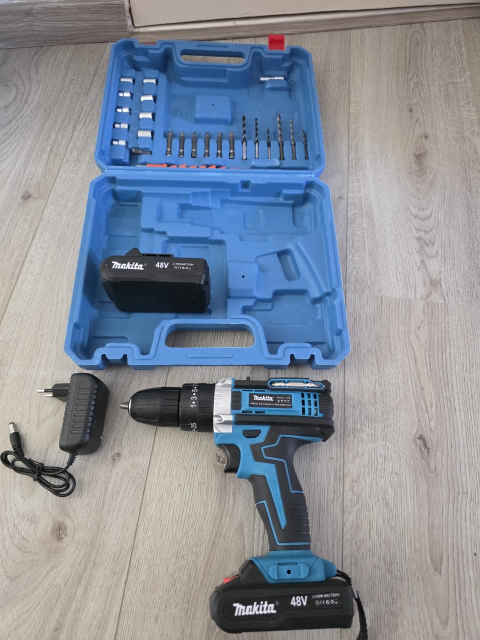 NIEUW Accu boormachine MAKITA 48V-0-850-2000r/min0