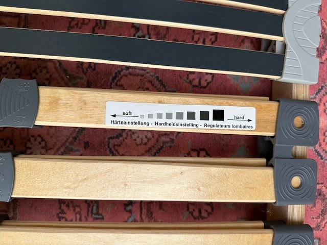 2x lattenbodem 70x200cm