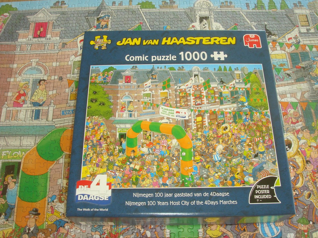 Complete Jan van Haasteren puzzel De 4 daagse Nijmegen 100 jaar