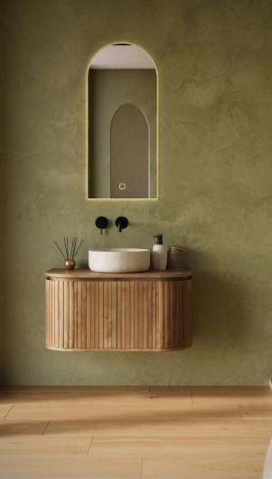 Wasmeubel badkamermeubel nieuw met waskom marmer sanitairkamer Estrela