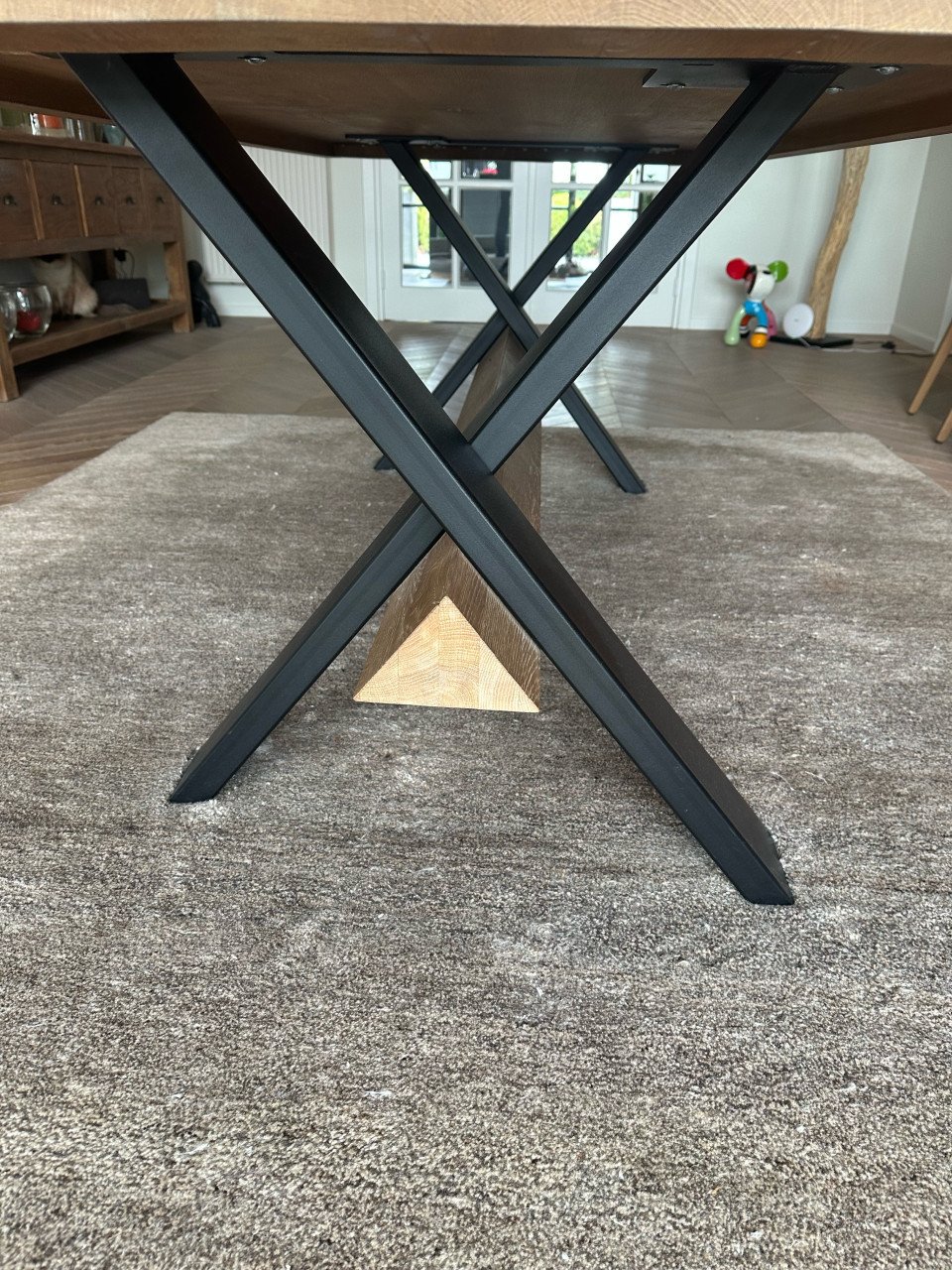 Landelijke eettafel
