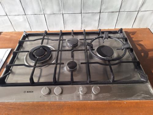 Gaskookplaat met ontsteking 75x52cm