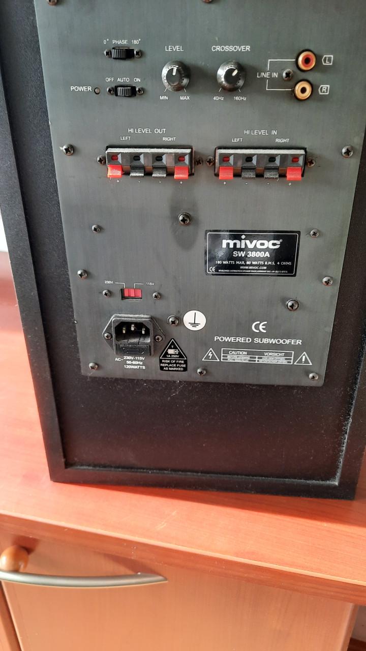 Mivoc Subwoofer SW 3800 A