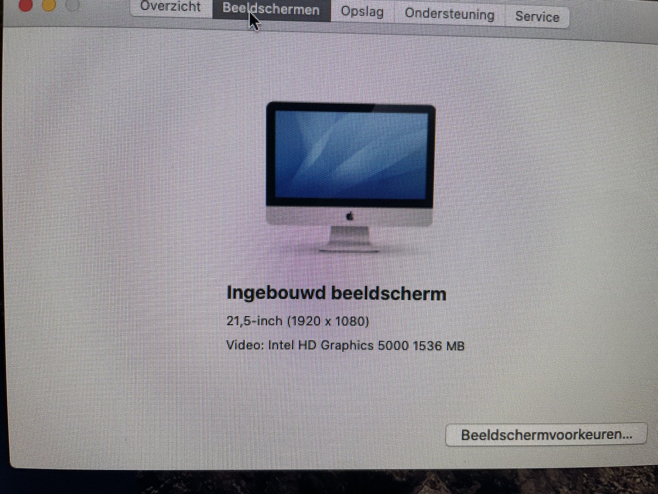 IMac (mid 14) 21,5 inch in zeer goede staat