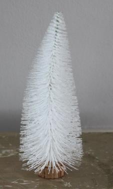 Wit glitter kerst boompje