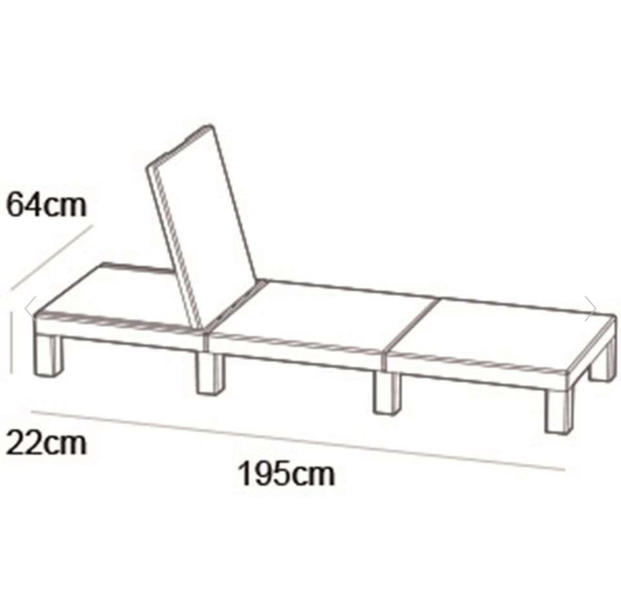 2 Allibert ligstoelen