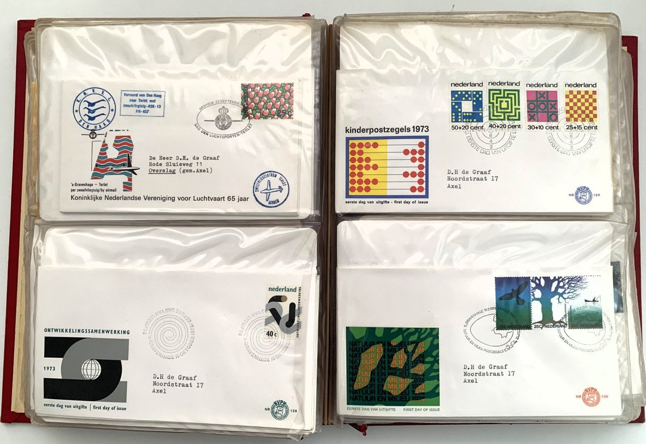 FDC Eerste dag enveloppen 1002 stuks