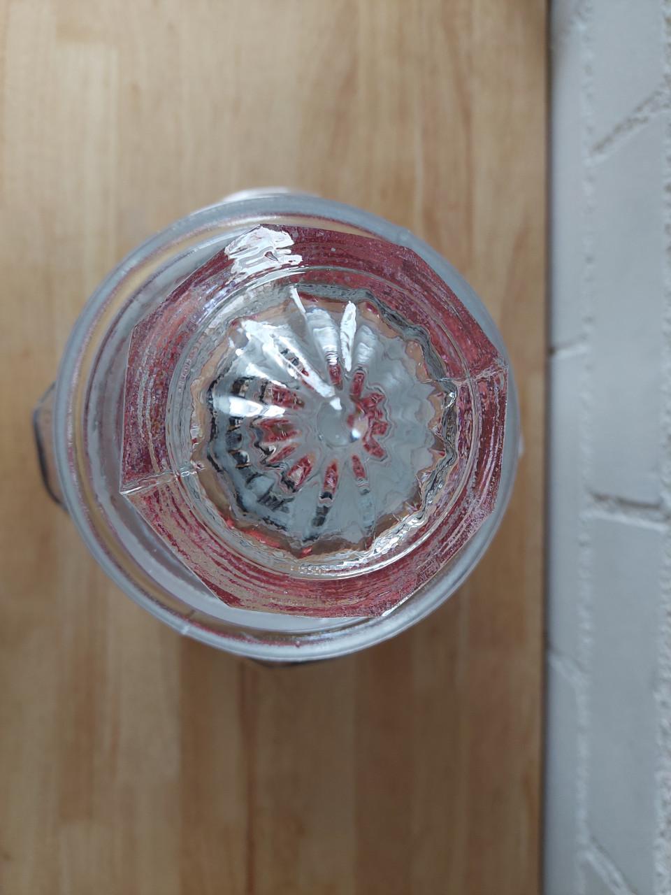 Antieke glazen snoeppot