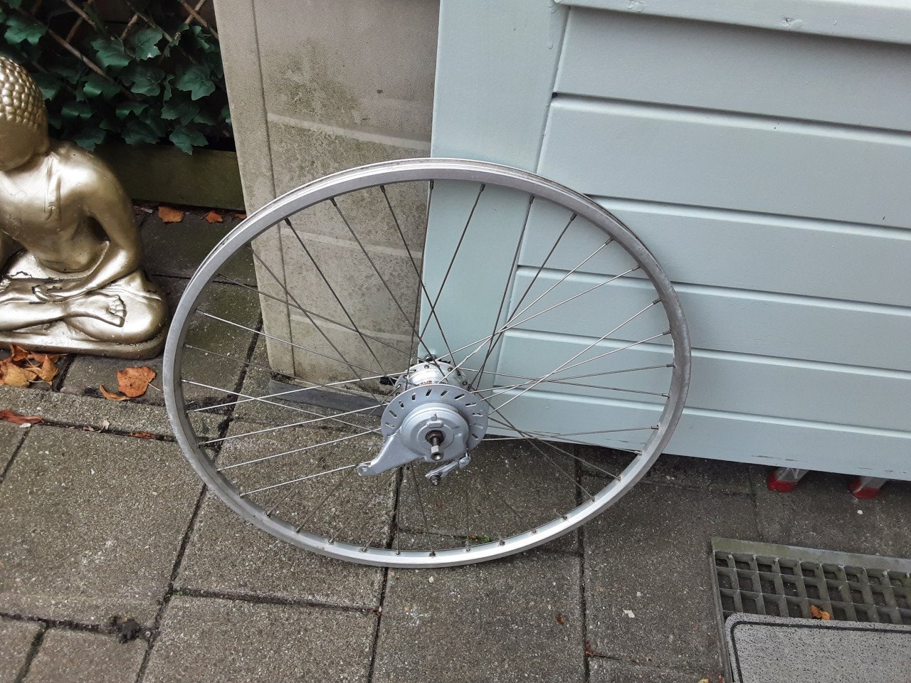 28 inch nexus achterwiel, 7 speed,rollerbrake rem