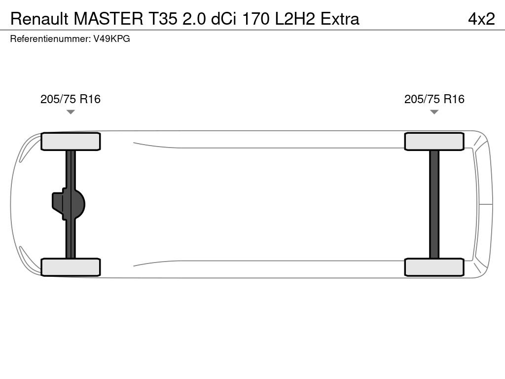 Renault Master t35 2.0 dci 170 l2h2 extra