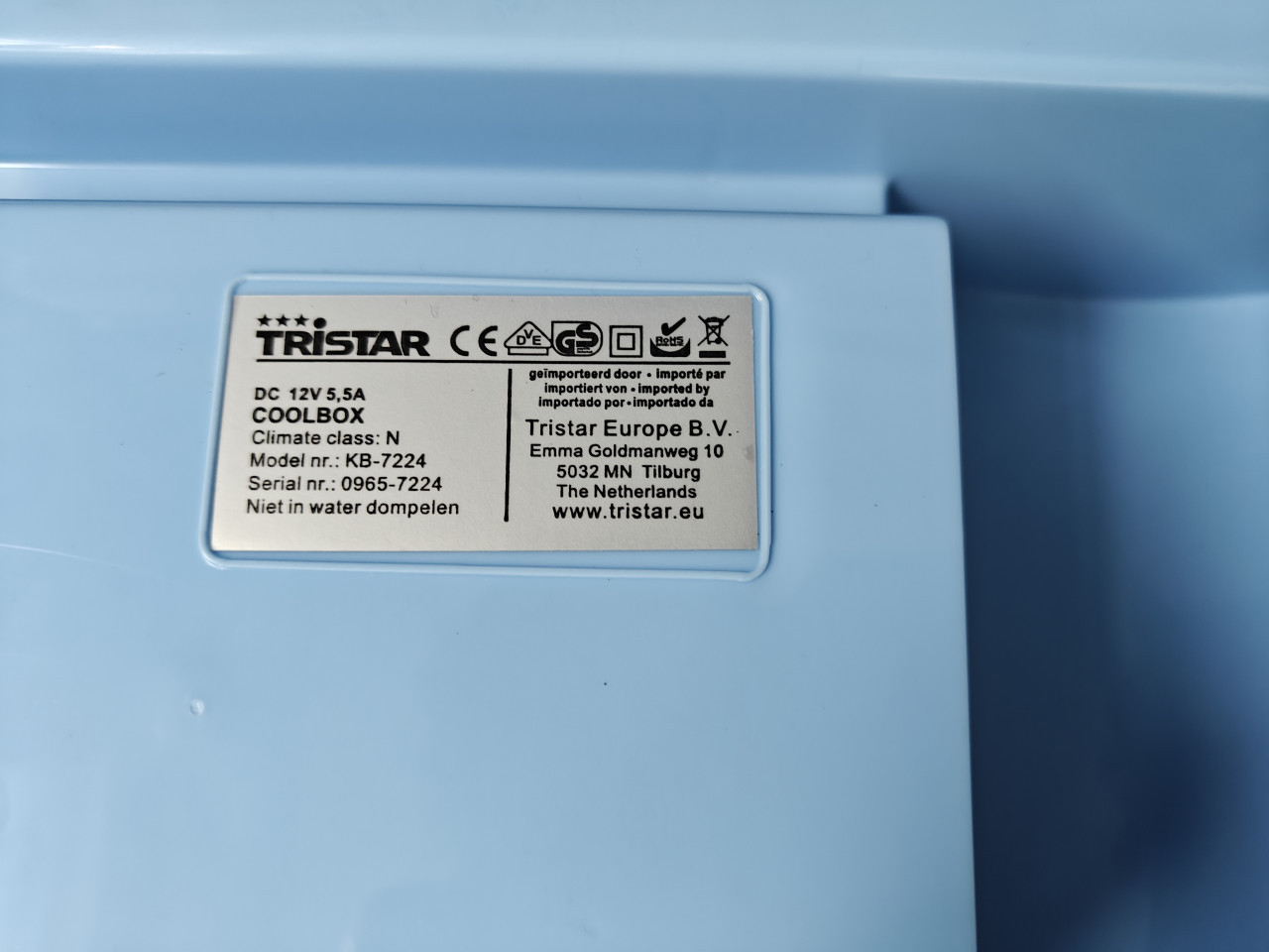 Tristar Koelbox 24 liter 12 volt