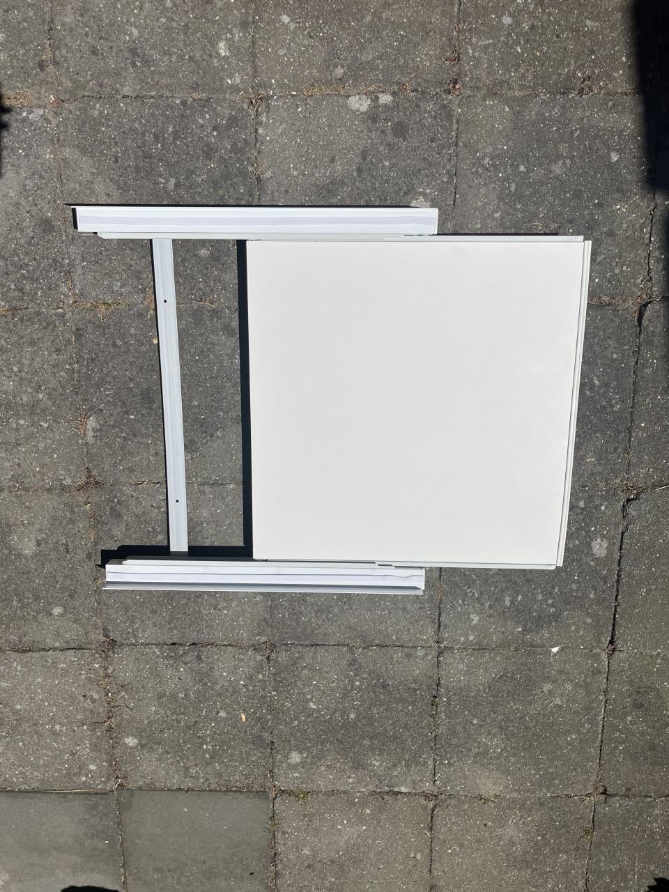 Tussenstuk met lade voor wasmachine/droger opbouw