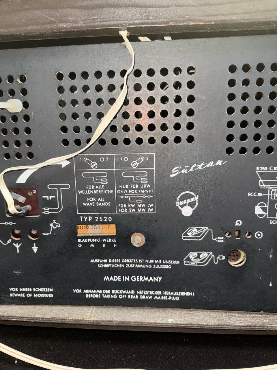 Blaupunkt Sultan 2520 Buizenradio