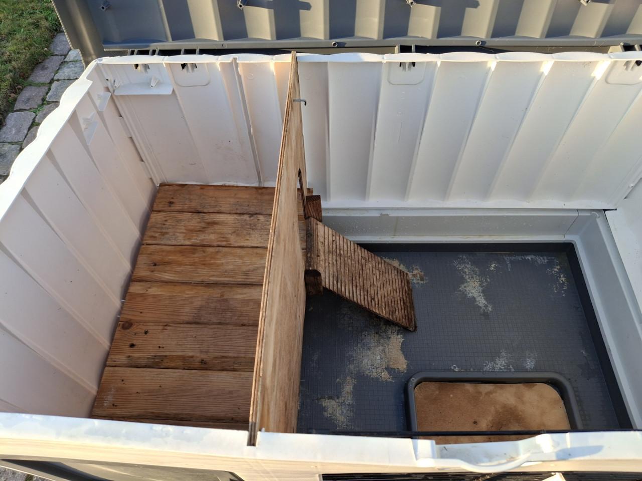 Buitenhok voor cavia's/konijnen kunststof