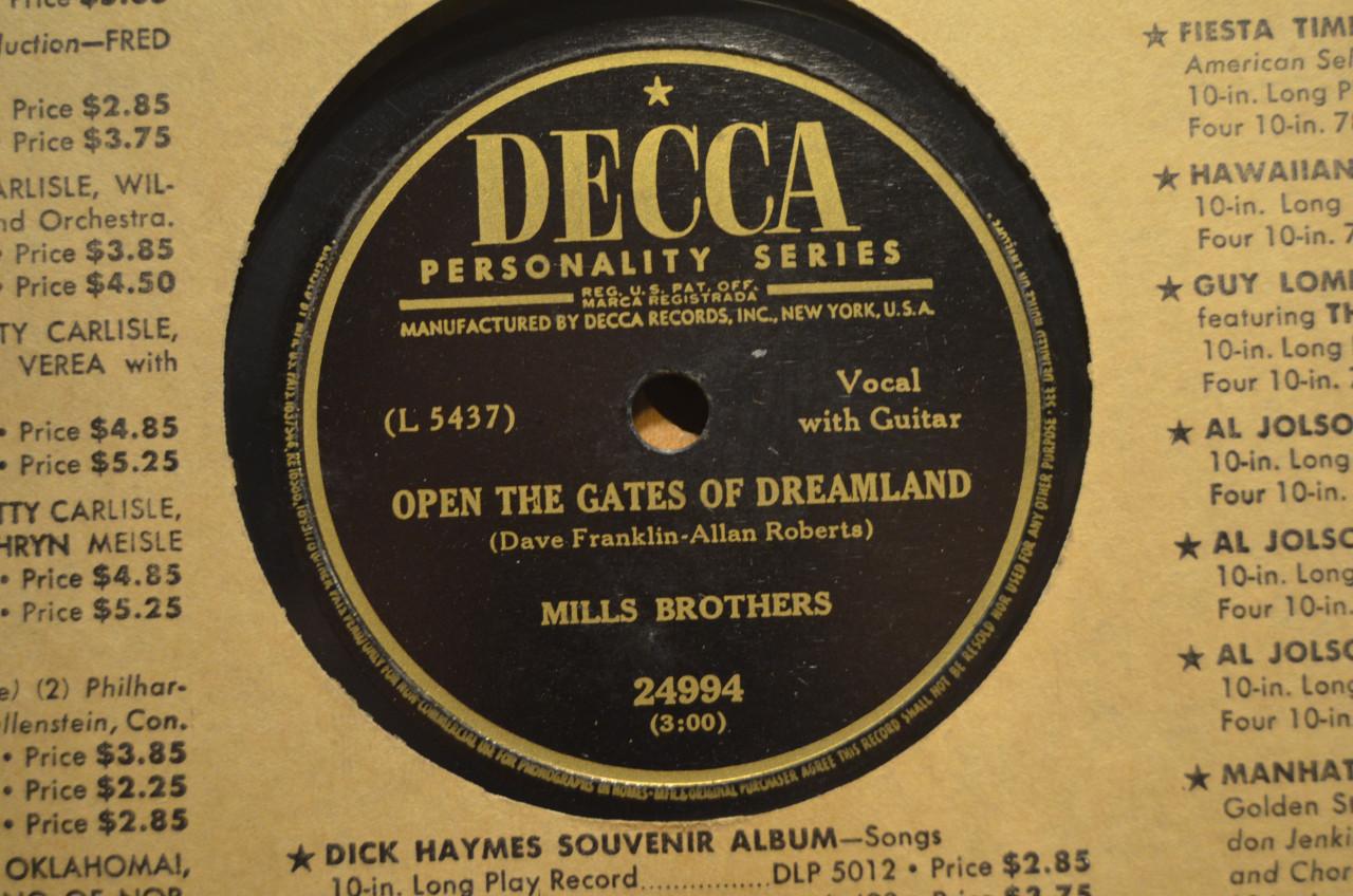 78 rpm Mills Brothers jaren '40 en '50 héél veel stuks. (4)