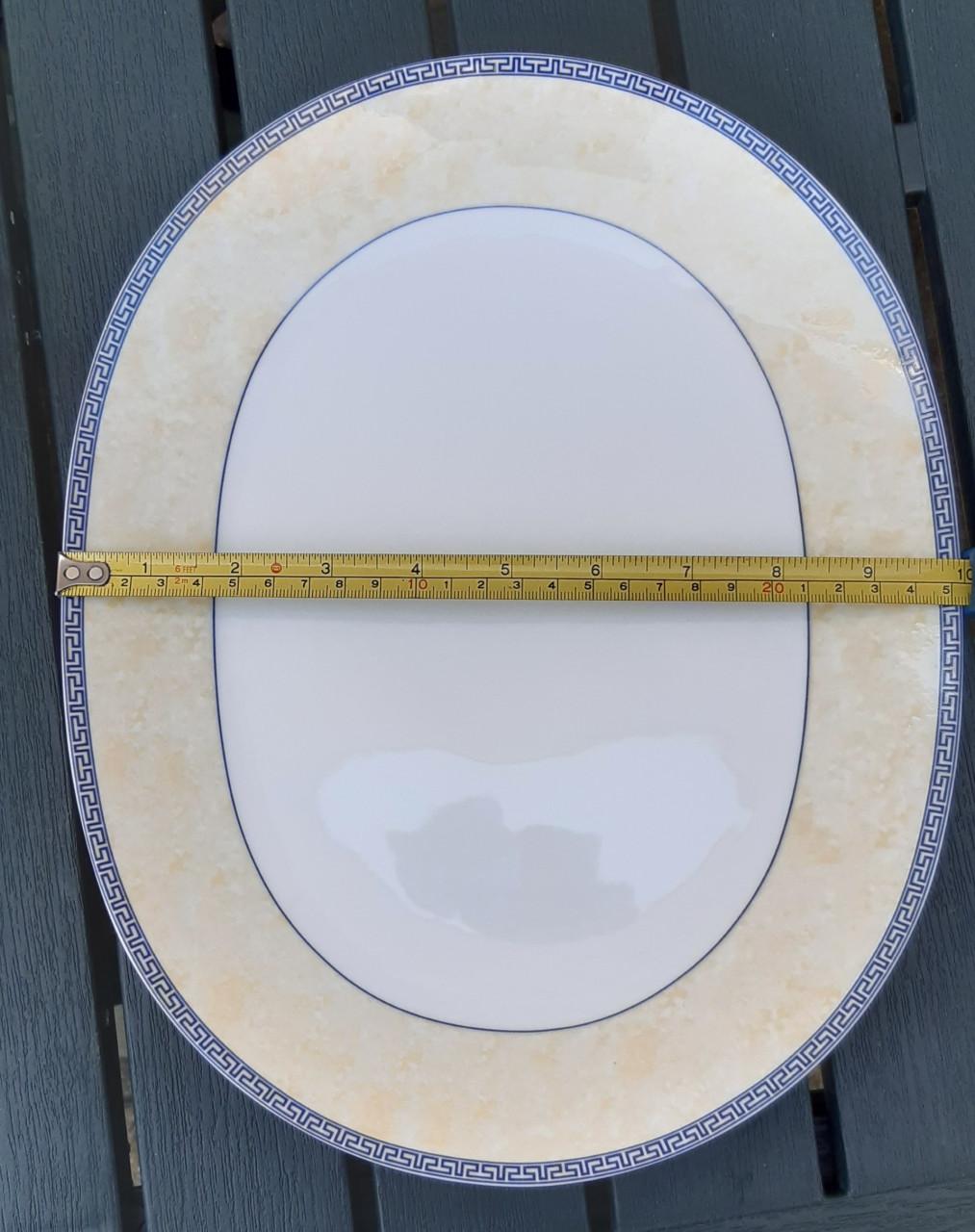 Ovale schaal + ronde kom