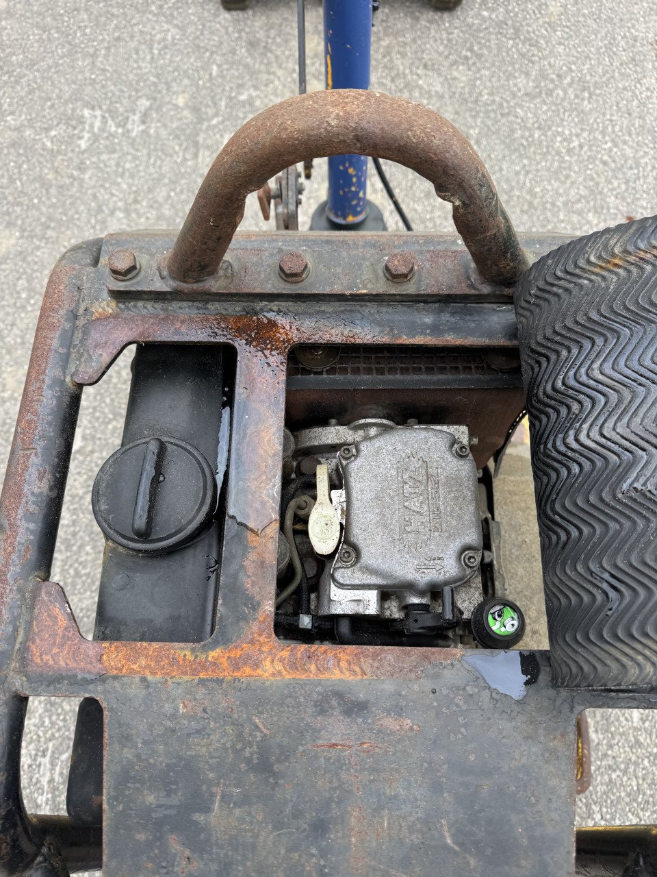 Wacker trilplaat diesel