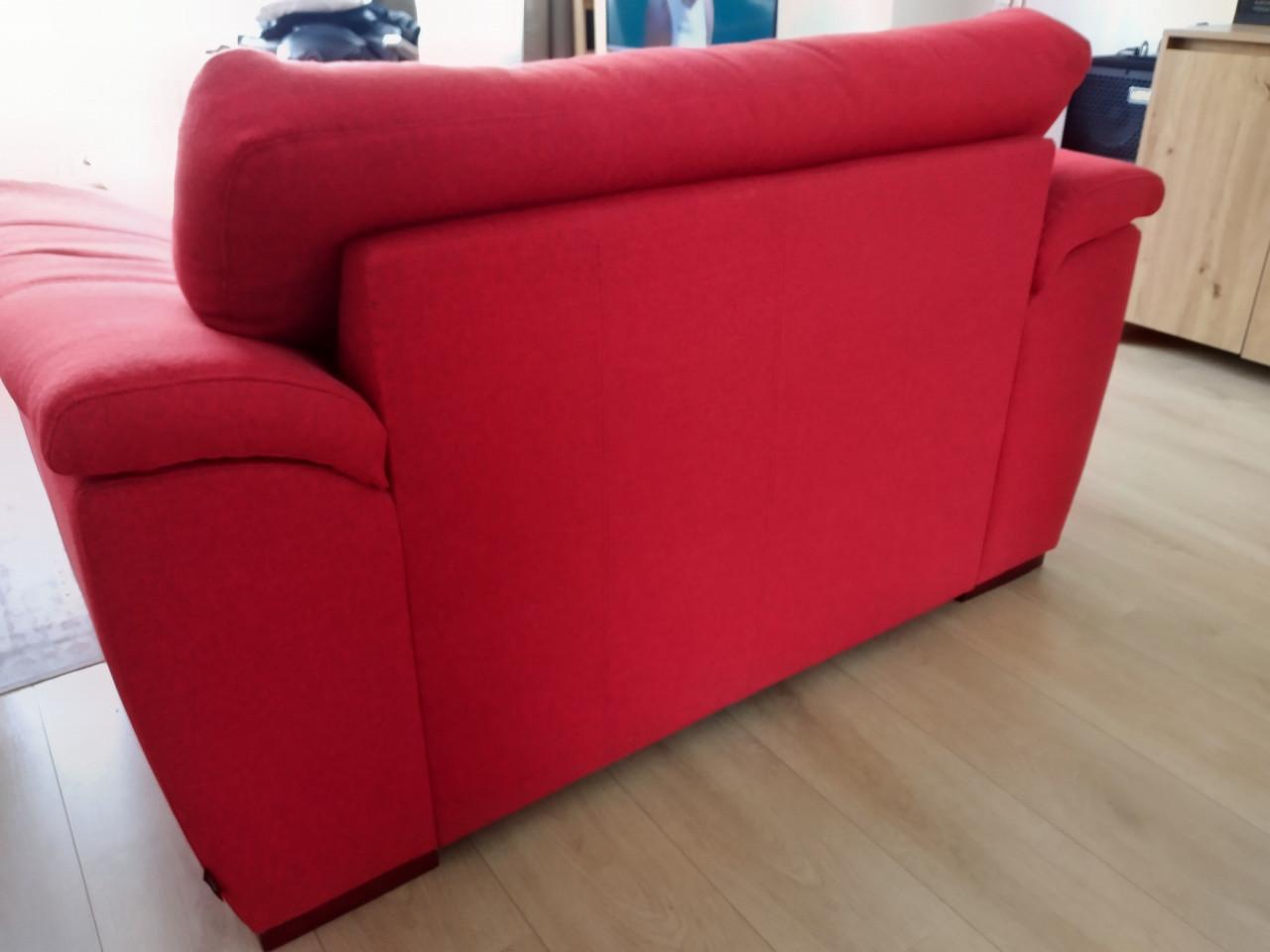 Henders & Hazel 2-zits bank + loveseat rood