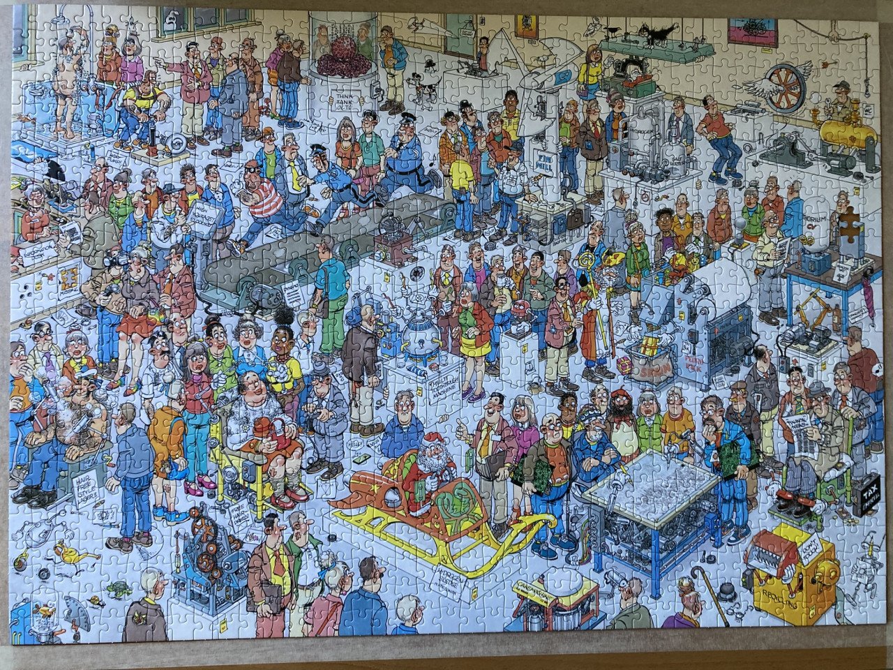 Puzzel Jan van Haasteren: beurs van de toekomst