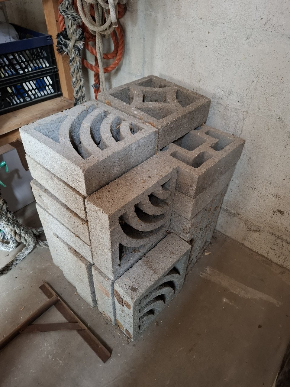 Sierbeton blokken 24 st 30 x 30 cm
