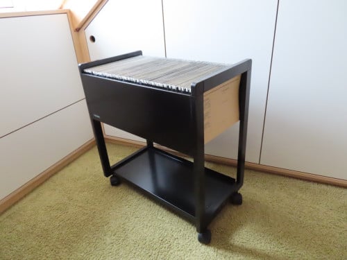 Altanta Hangmappen kast/trolley zwart.