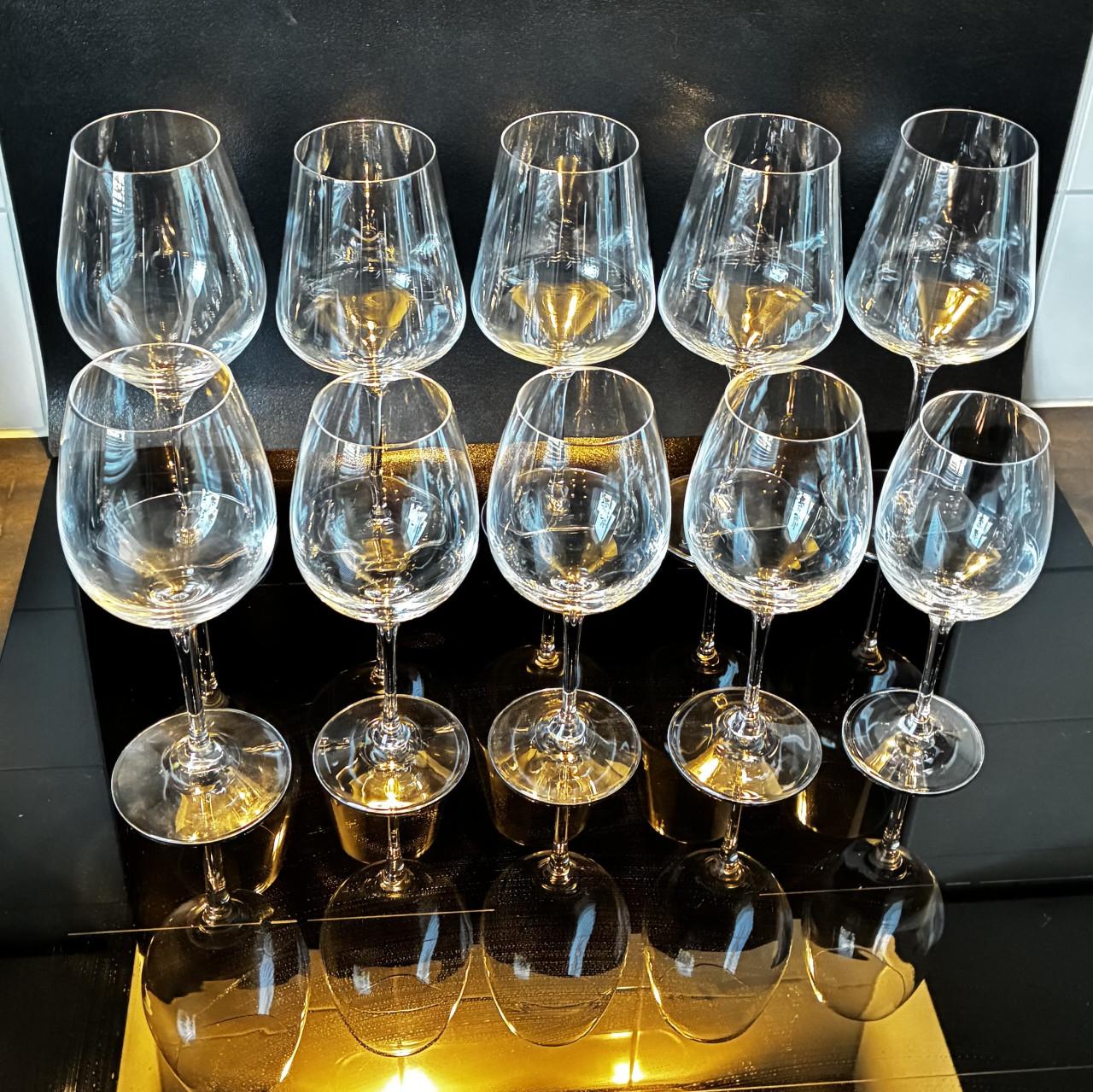 Wijnglazen kristal