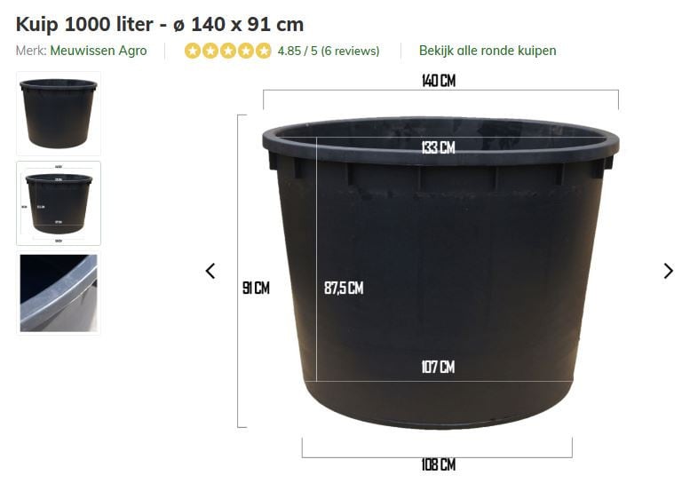 Te koop: waterton/ kuip