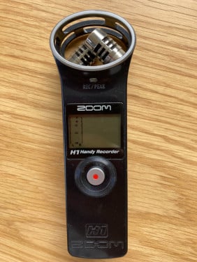 Zoom H1 hand recorder