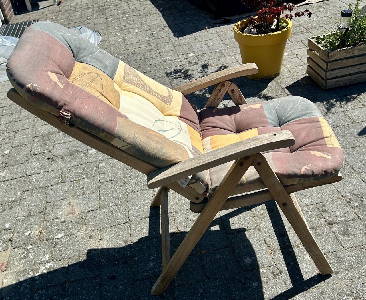 Teakhouten tuinset.