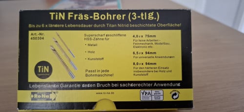 HSS tinnen freesjes