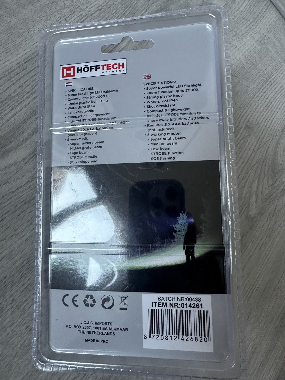 Zaklamp Höfteck