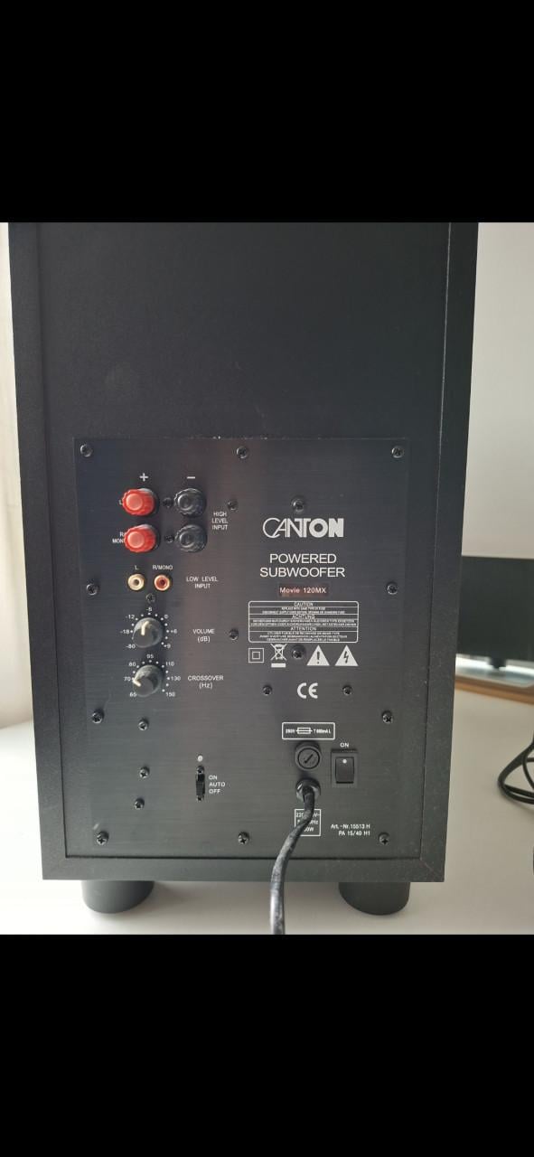 Canton 120mx home cinema set