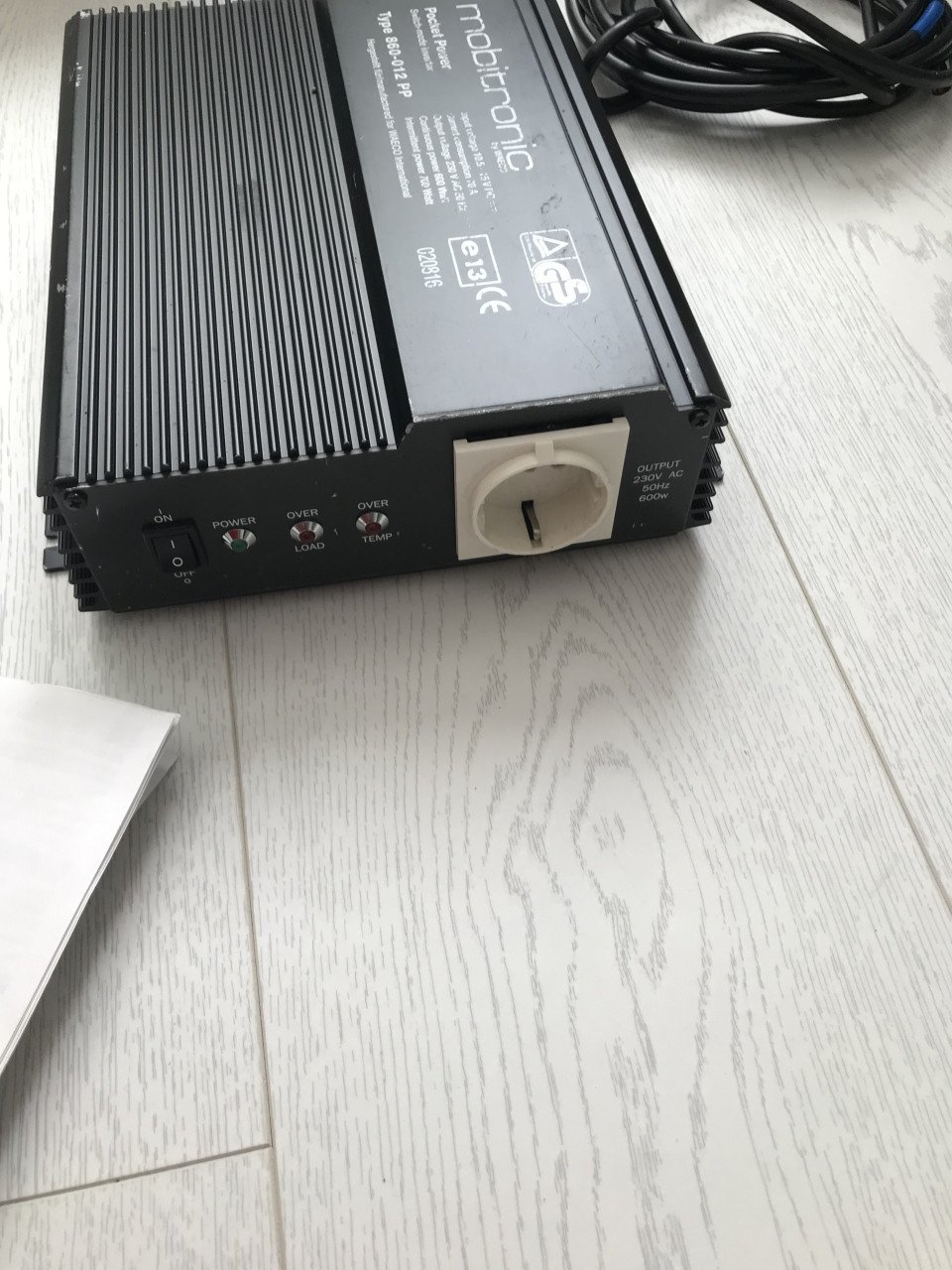 Omvormer 12V naar2 30V