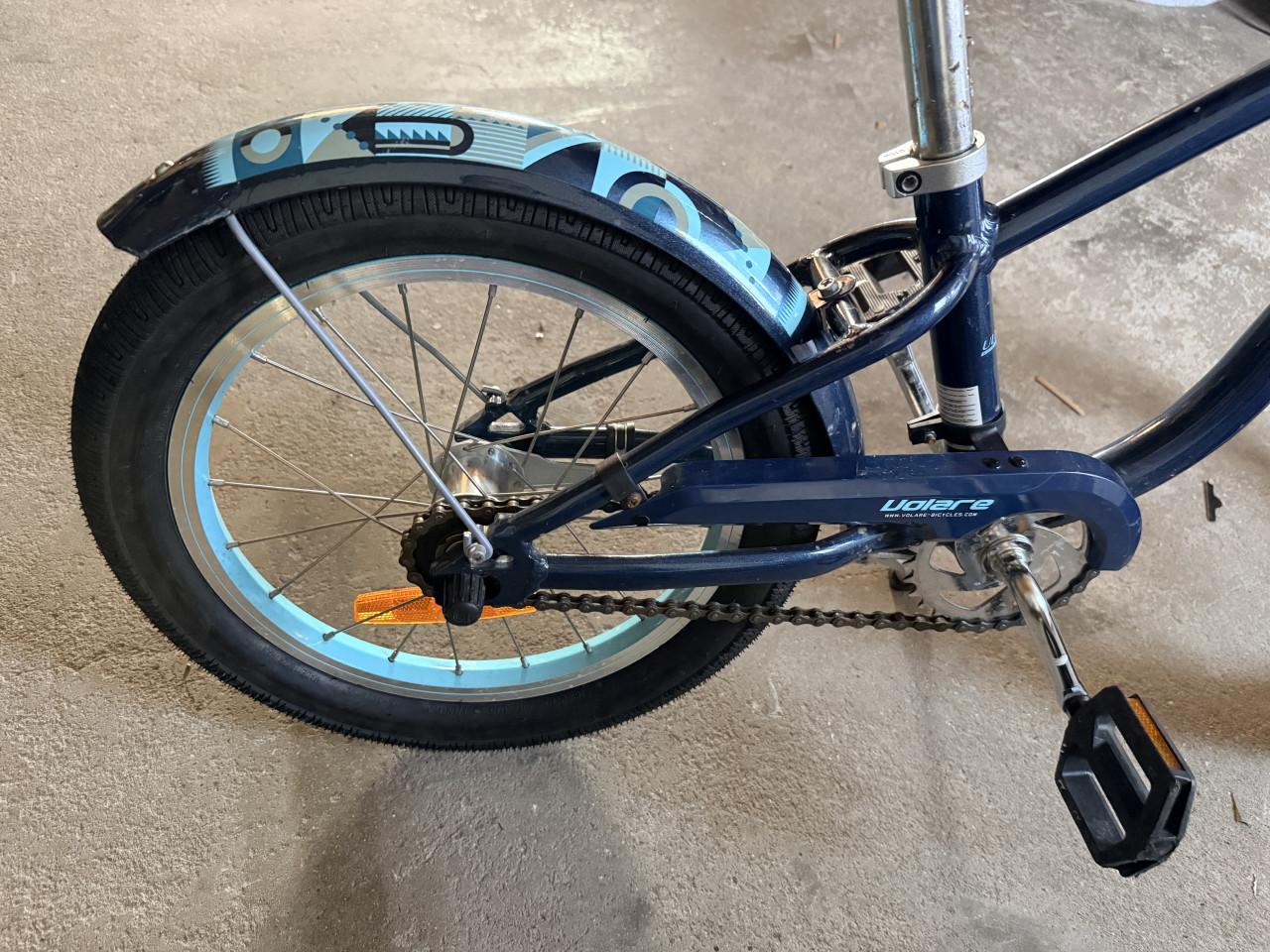 Jongensfiets 16 inch cruiser blauw z.g.a.n.