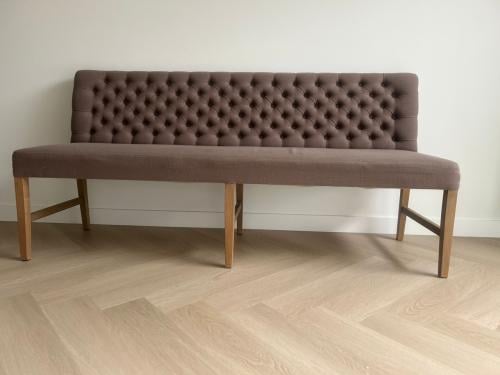Eetbank en 5 eetkamerstoelen