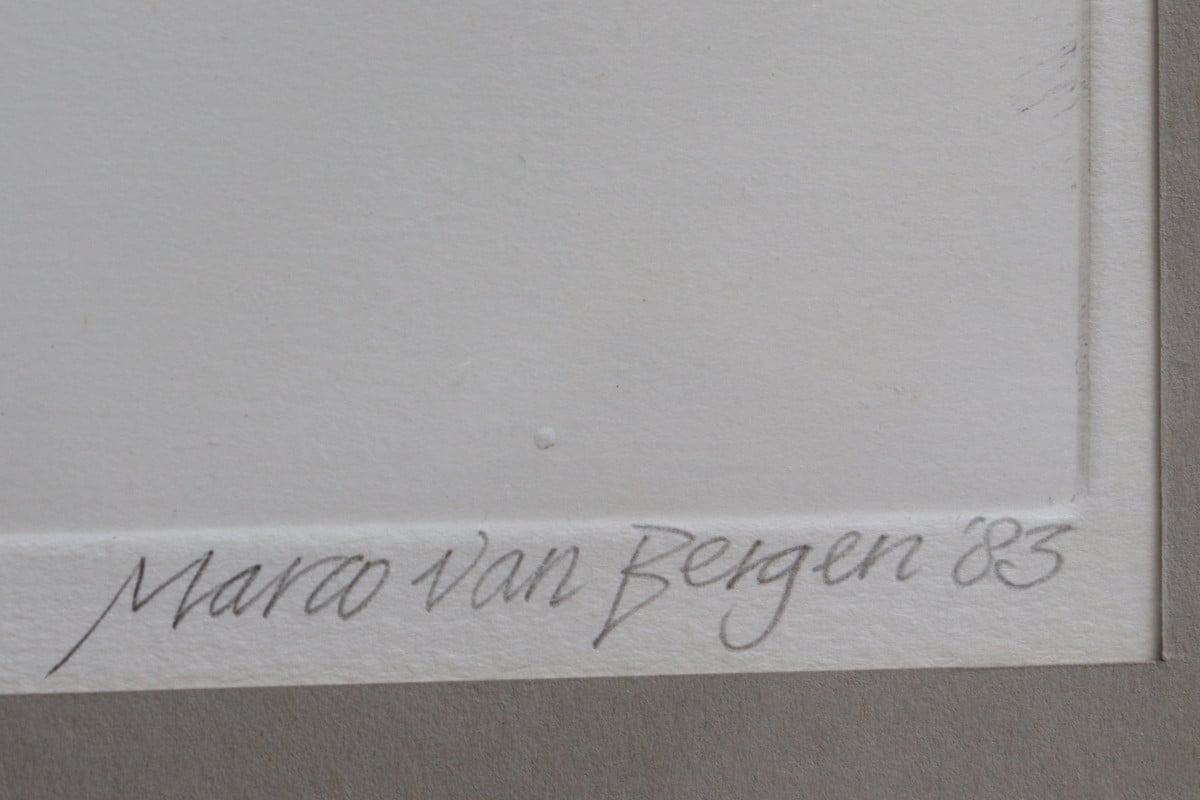 Aquatint Marco van Bergen