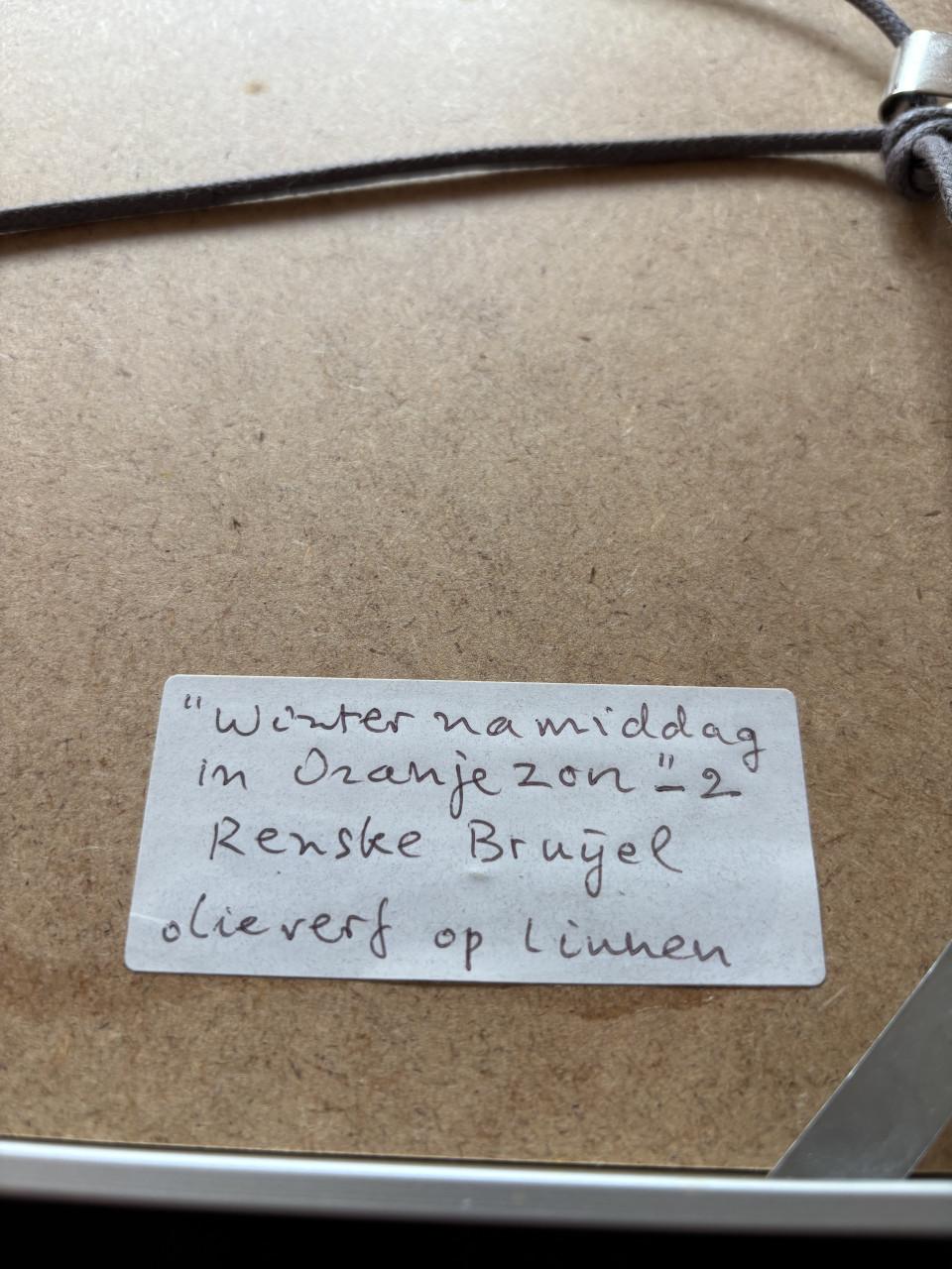 Winter Namiddag in Oranje Zon - Renske Bruijel