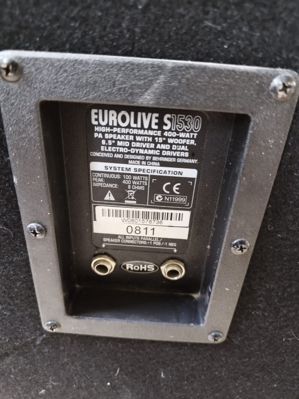 Berhinger eurolive s1530