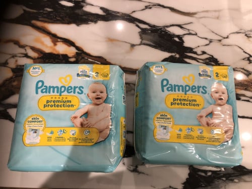 Luiers Pampers maat 2 en luierbroekjes Pampers maat 4