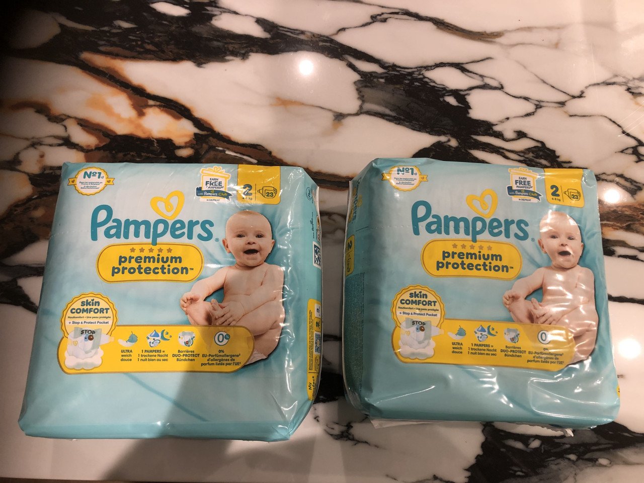 Luiers Pampers maat 2 en luierbroekjes Pampers maat 4