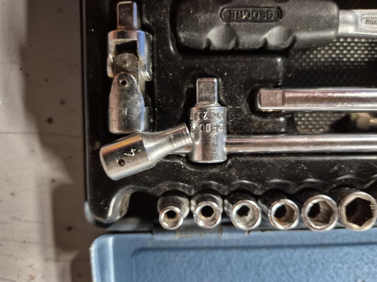 Ratelset 1/4  Gedore