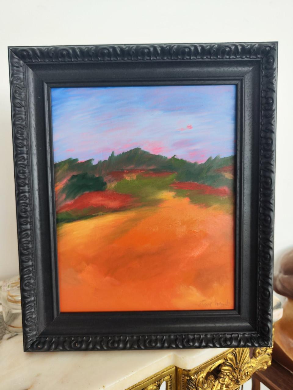 Schilderij Franse school (XX) - Calidez en el Campo