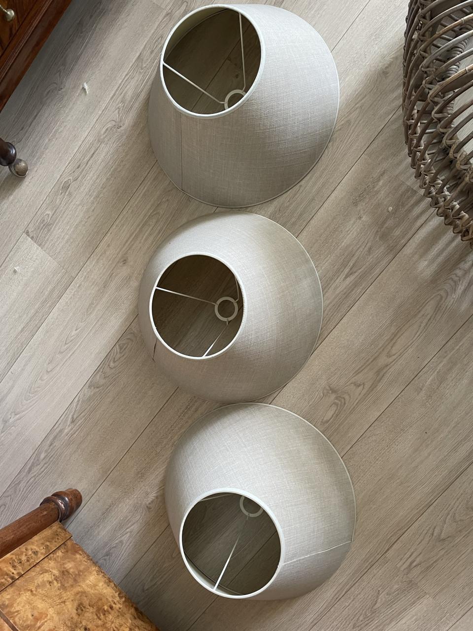 3 lampenkappen