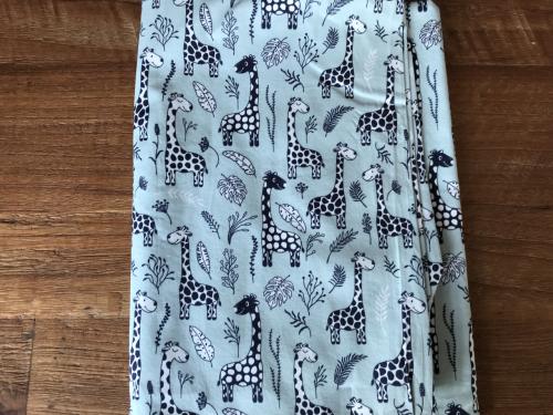 Katoen blaue met giraffe