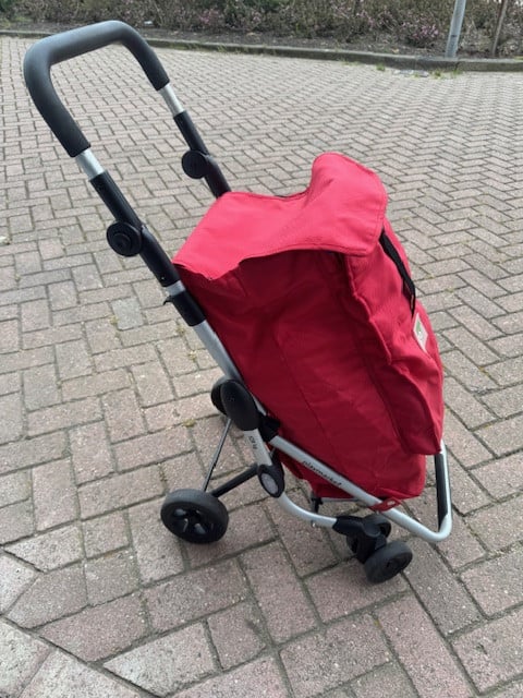 Boodschappentrolley Playmarket Rood.