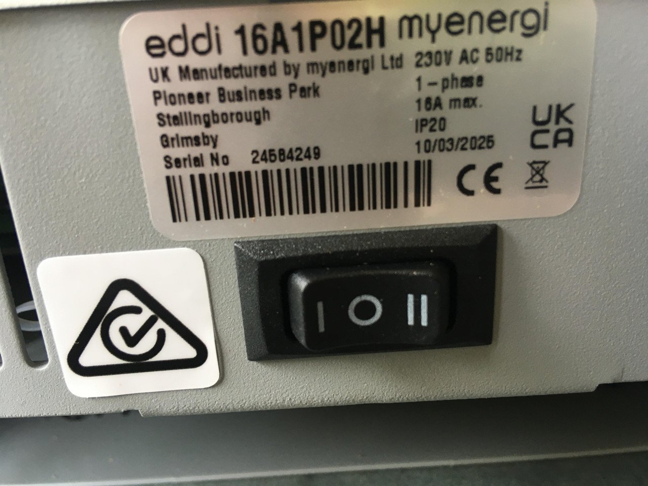 Myenergi Eddi 1-fase
