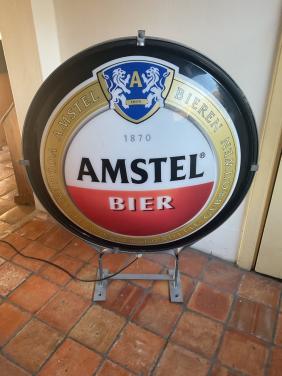 Amstel bier lichtreclamebord