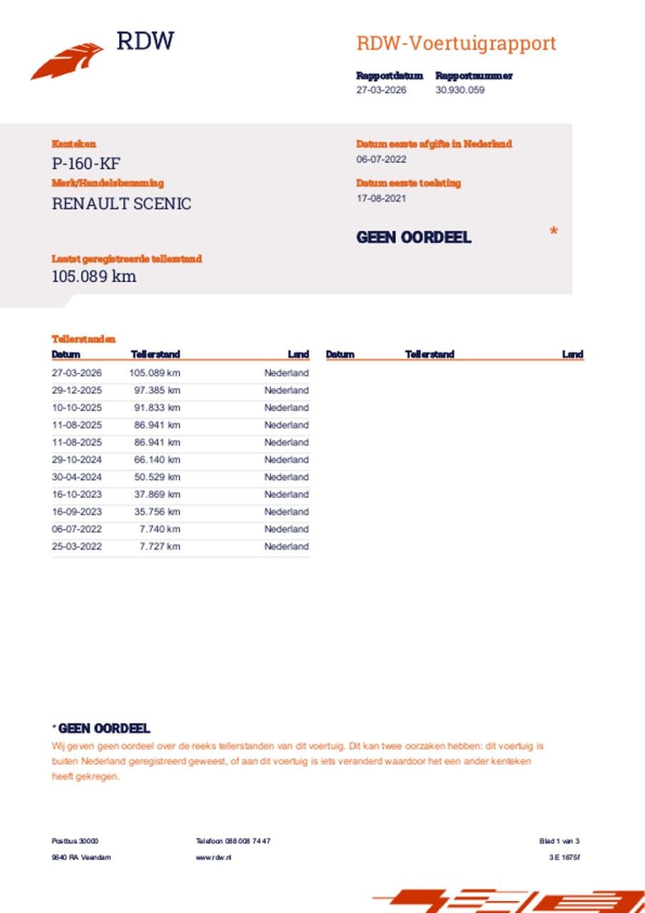 Renault Grand Scenic 1.3 tce intens 7p, stoelverwarming, bose, trekhaak, le